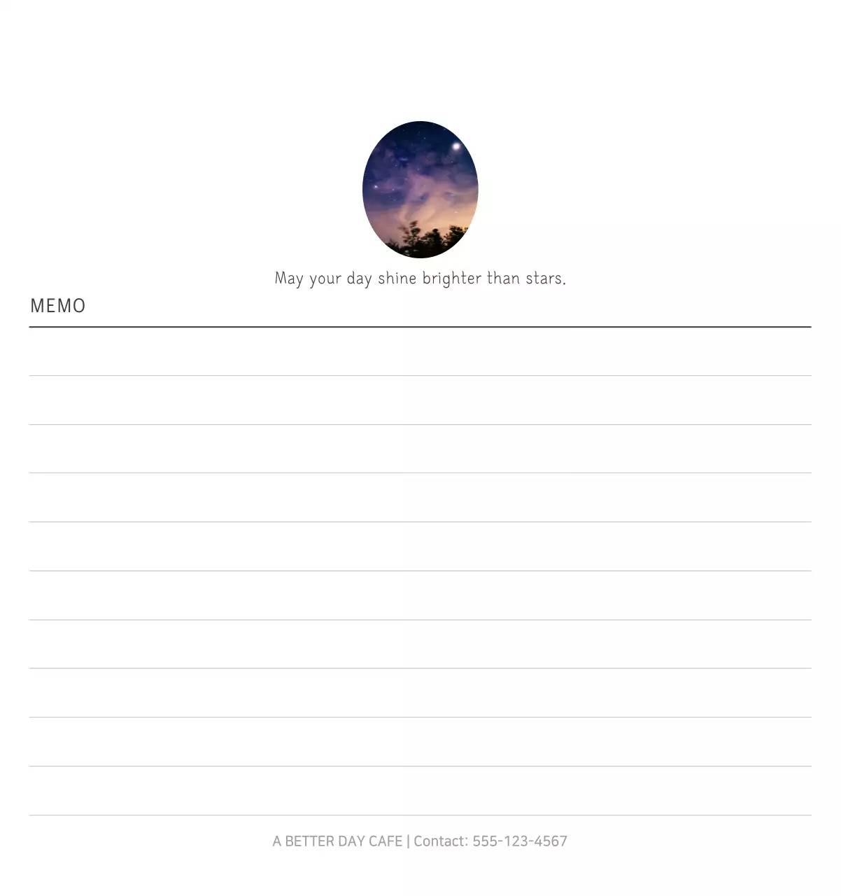 White clean botanical nature calendar