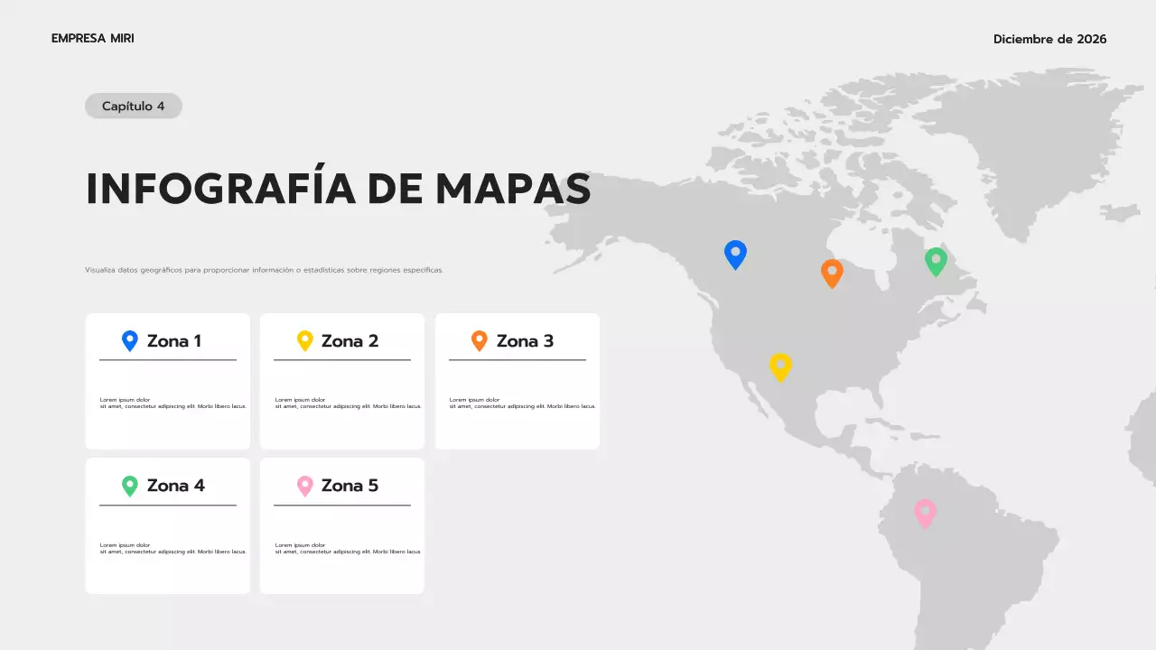 guía de infografía moderna azul