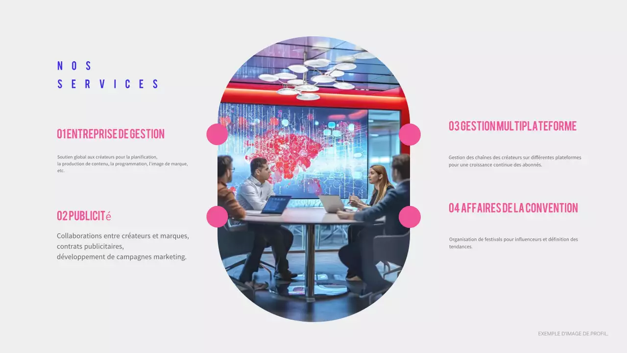 Publicité pour la musique moderne bleu marine