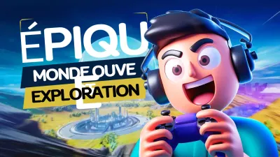 Publicité pour les jeux modernes bleus