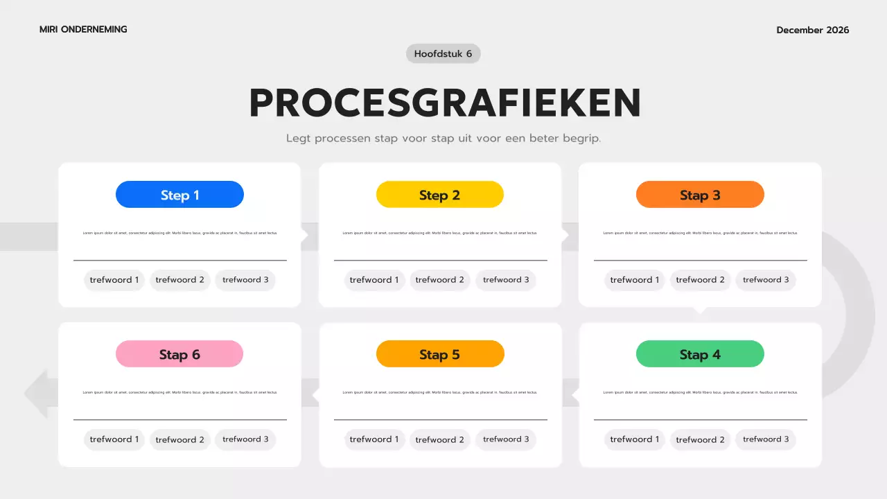 blauwe moderne infographics gids