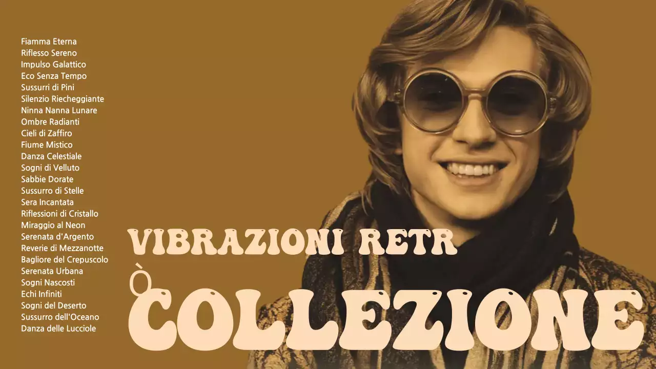 playlist di musica retrò marrone