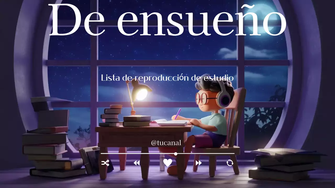 lista de reproducción de estudio de estética azul