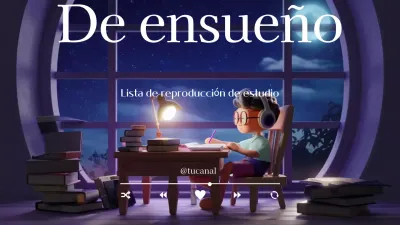 lista de reproducción de estudio de estética azul