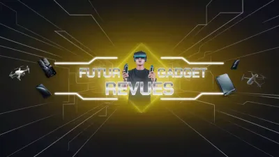 Yellow Futuristic Tech Reviews Advertisement
