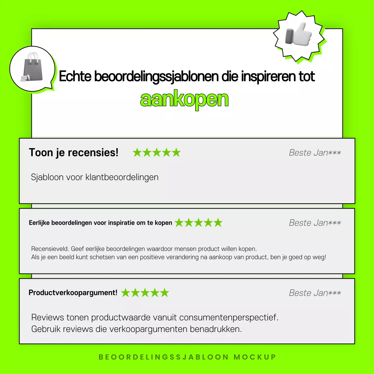 Een knal van fluorescerend en chartreuse klantenbeoordelingen