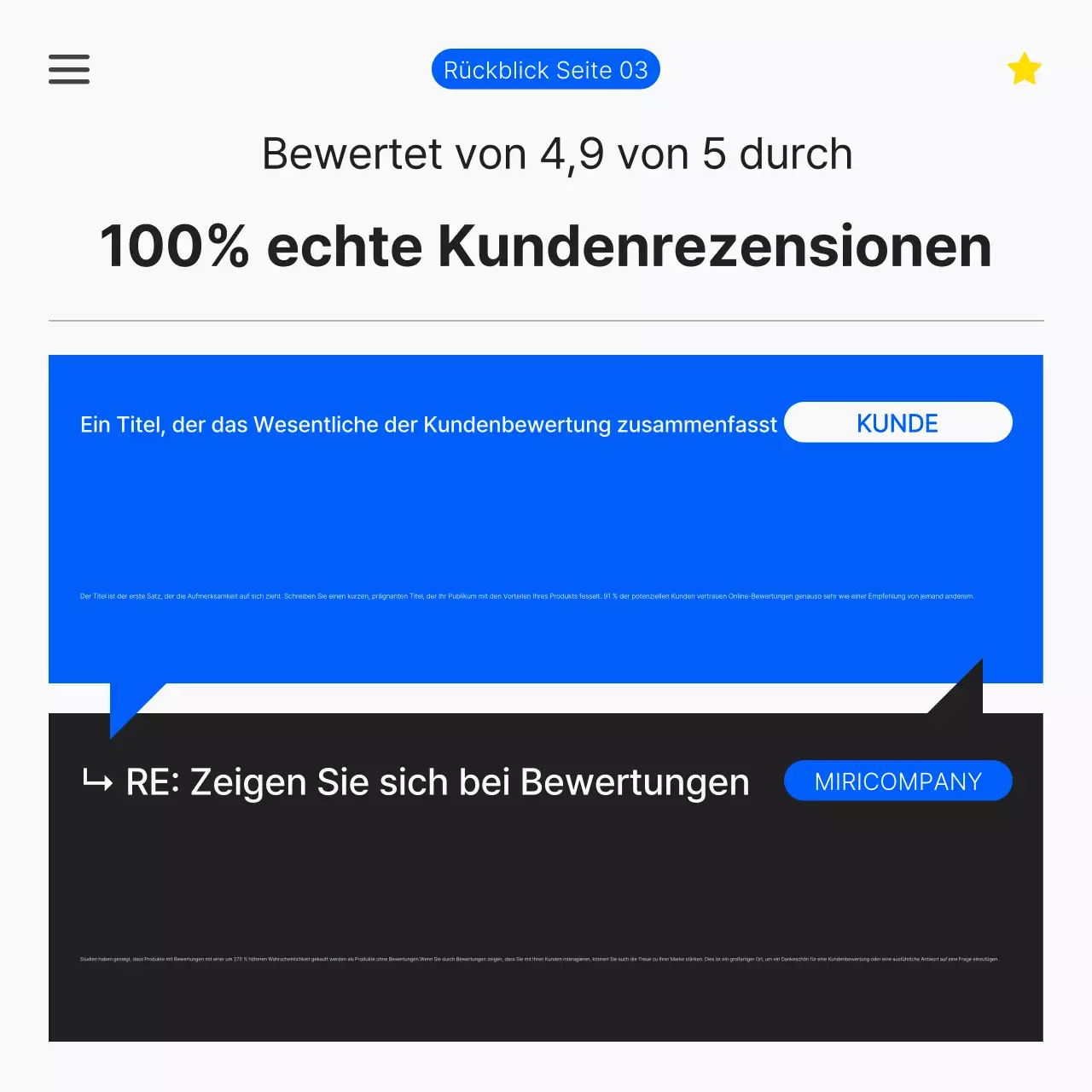 Black Modern Review-Anzeigen