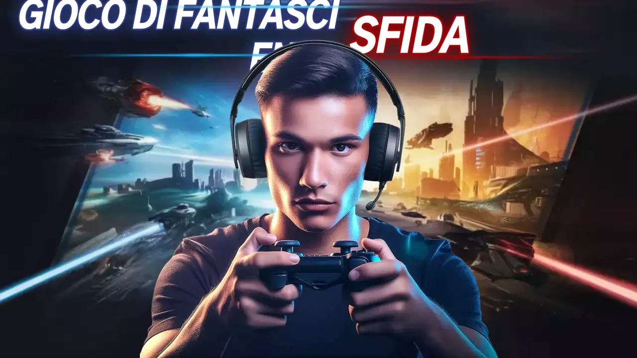 Evento di gioco futuristico nero