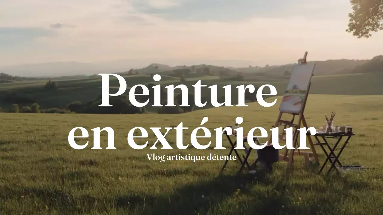 peinture verte en extérieur vlog