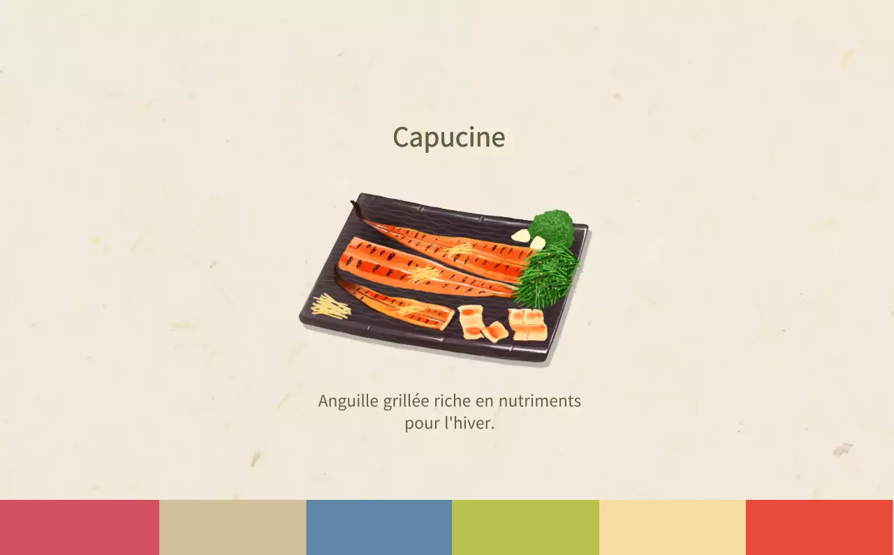 Calendrier de l'alimentation traditionnelle beige