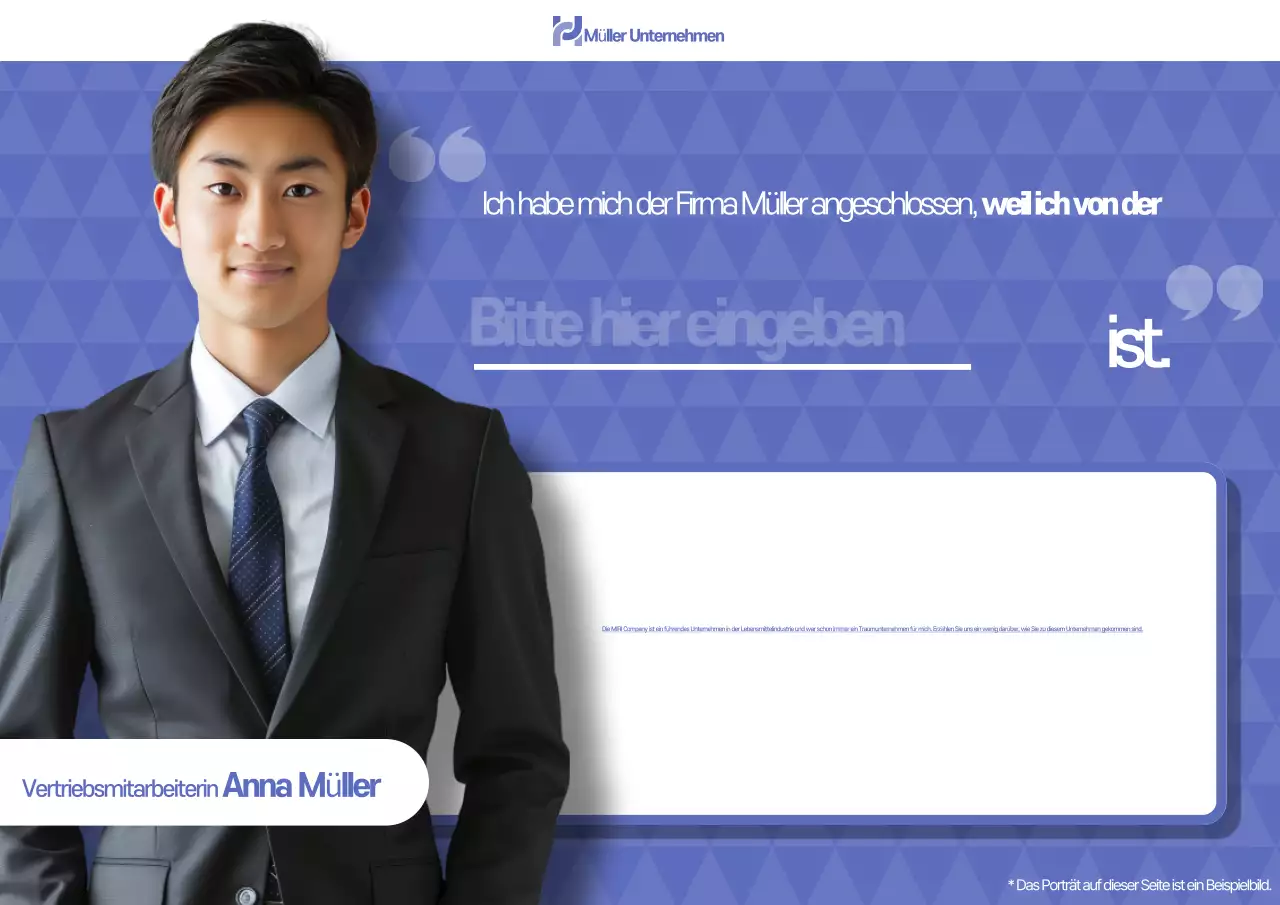 Blue Modern Recruitment Vorstellungsgespräch Anschreiben