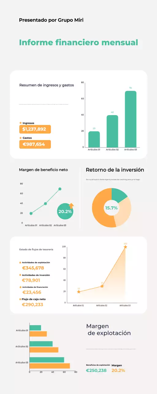 Documento del informe financiero de Tosca Modern