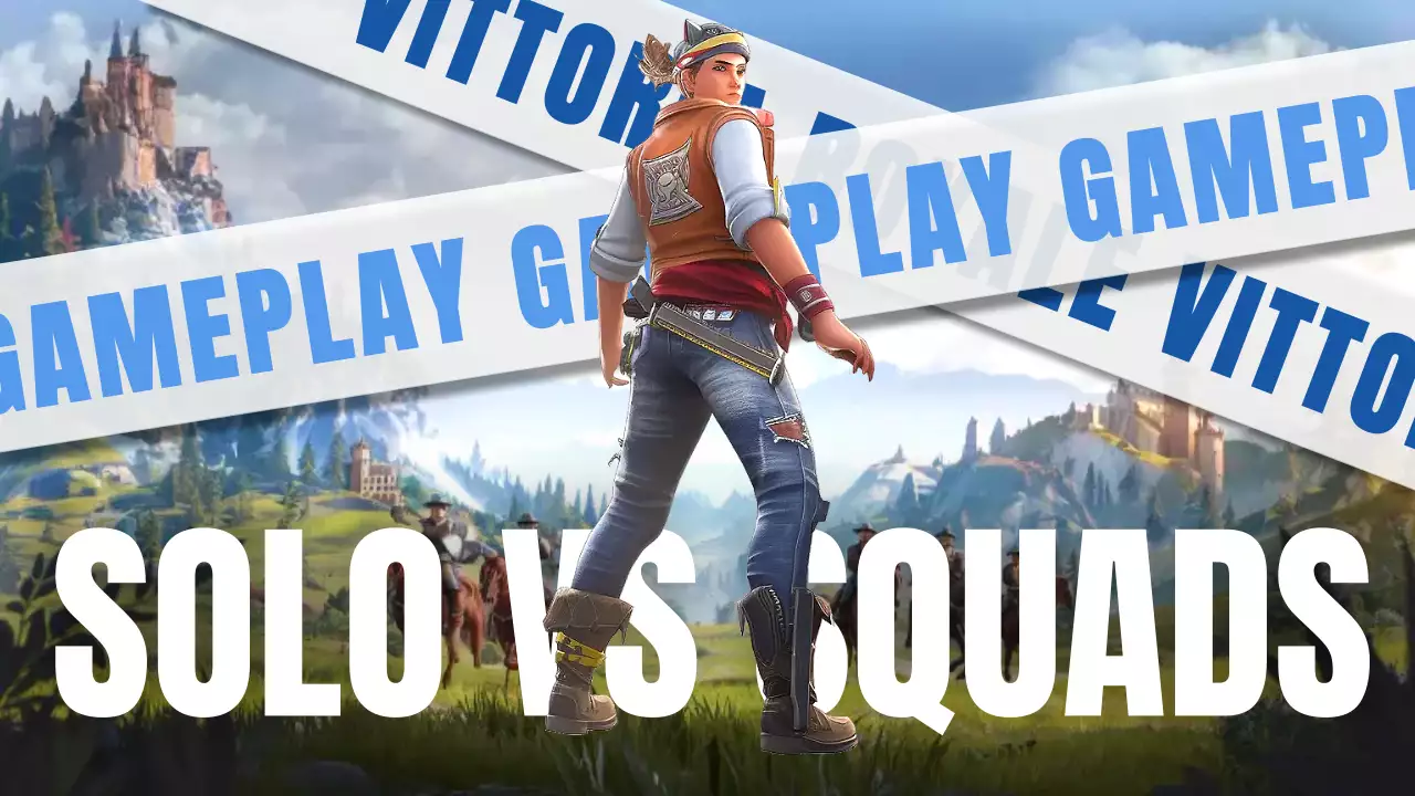 Annuncio di gioco moderno blu