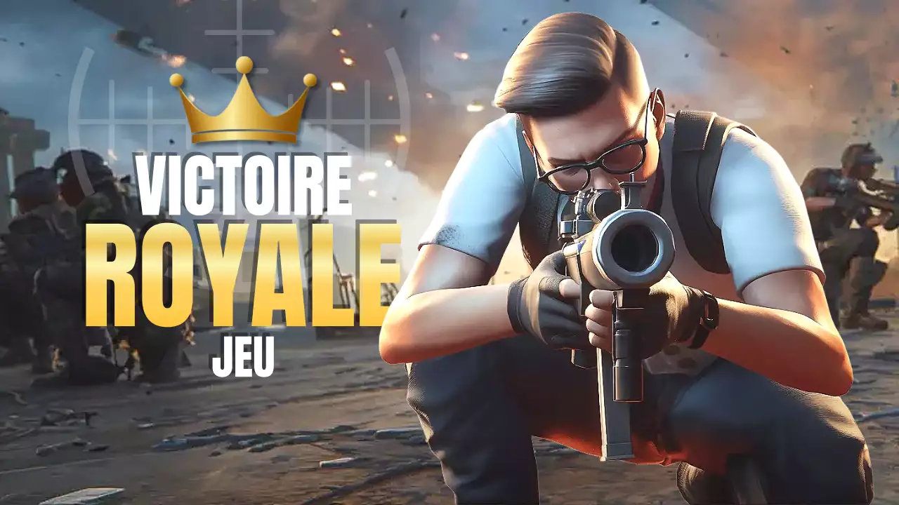 Publicité pour les jeux modernes bleus