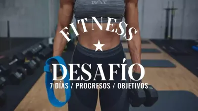 gris azul beige fitness challenge estilo moderno