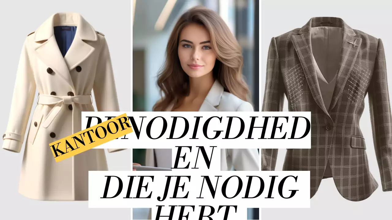 Beige moderne mode advertentie
