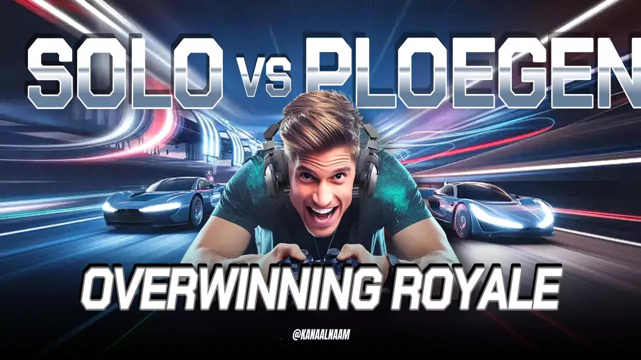 Blauw Modern Gaming Advertentie