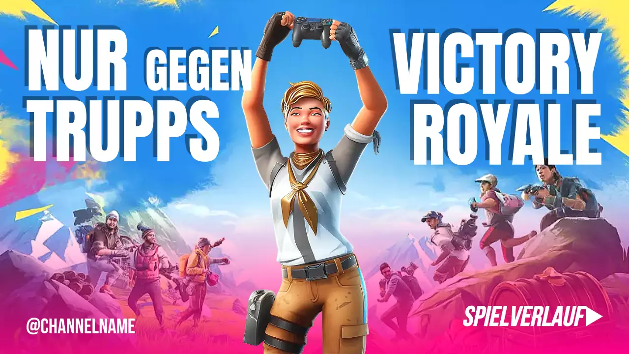 Bunte, moderne Spielewerbung