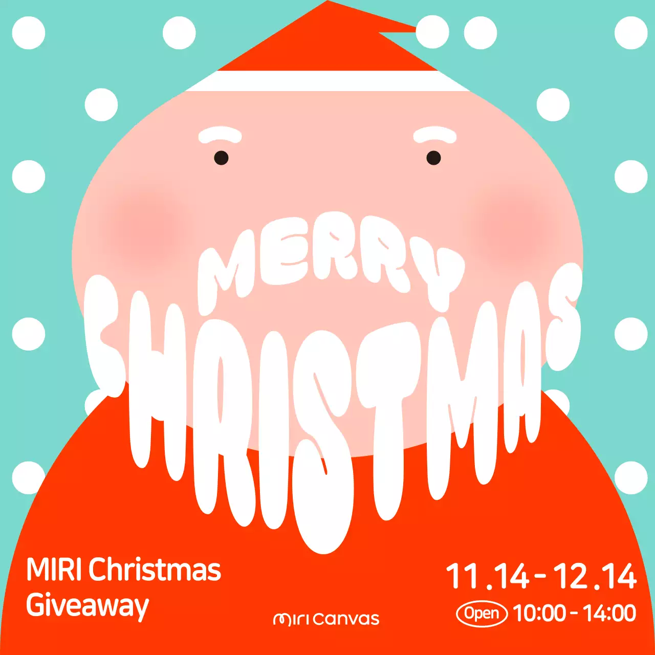 Bài đăng trên mạng xã hội khuyến mãi Giáng sinh đơn giản màu đỏ