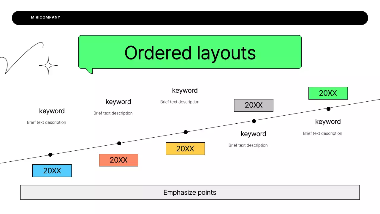 Apresentação de negócios moderna e colorida