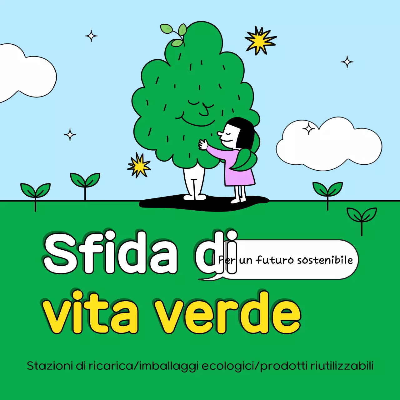 Promuovere la sfida per la vita verde e azzurra