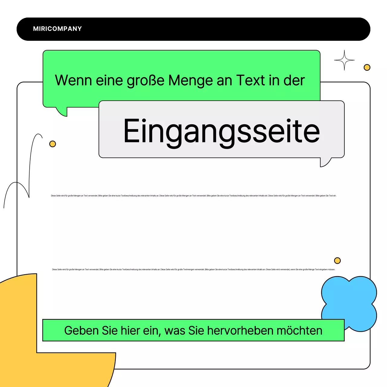 Fördern Sie Ihr Geschäftsmarketing in weiß und einfach
