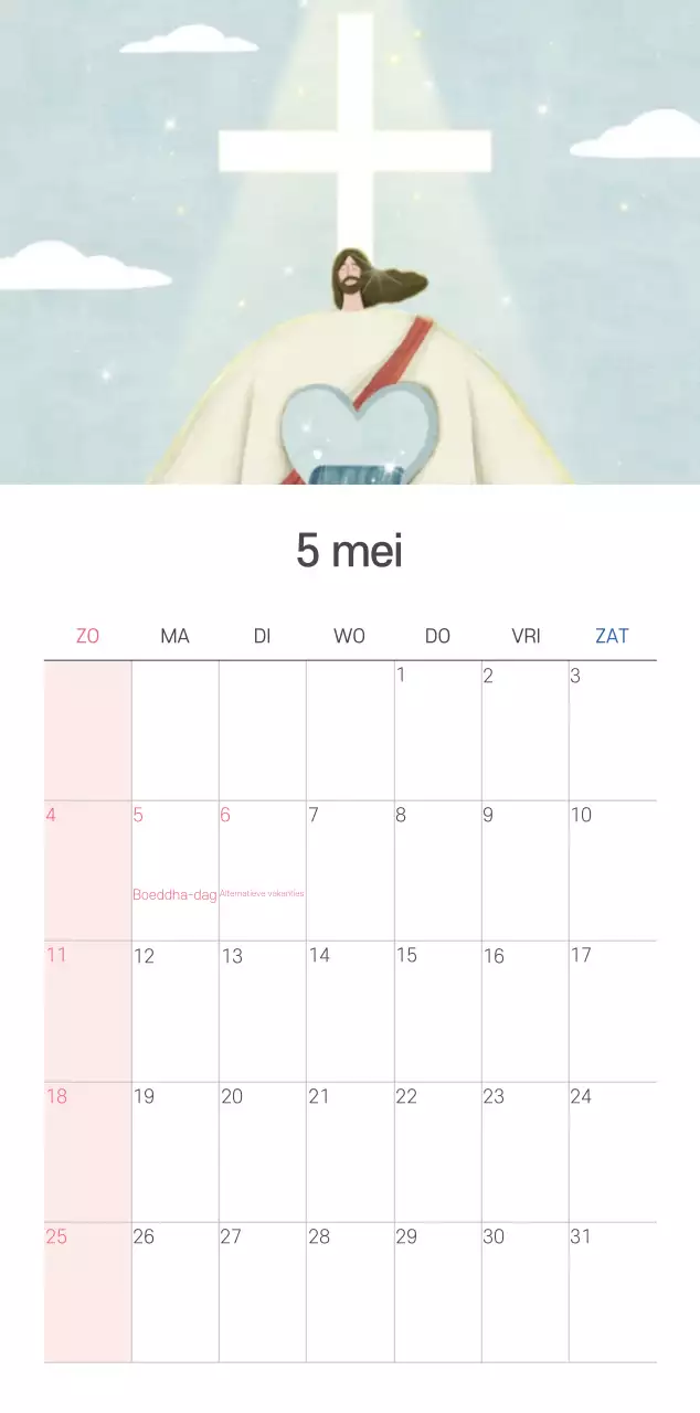 Pastel schone illustratie kerk