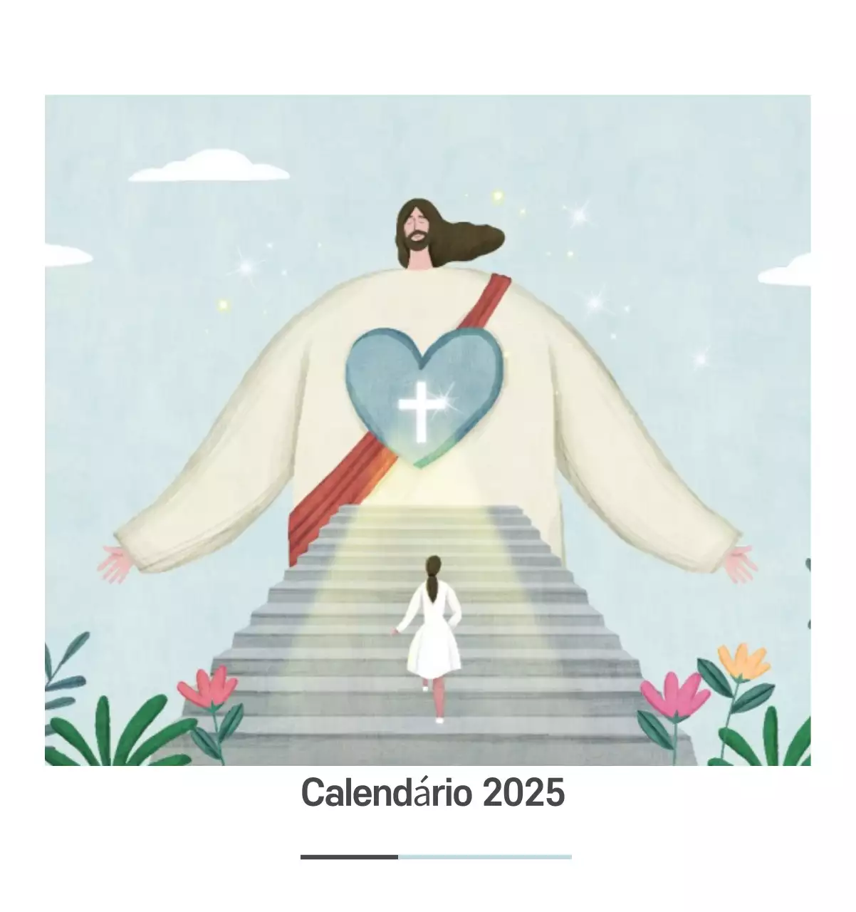 Ilustração pastel limpa de uma igreja