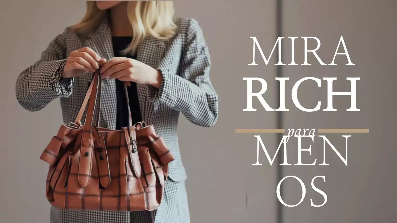 Anuncio de moda marrón con clase