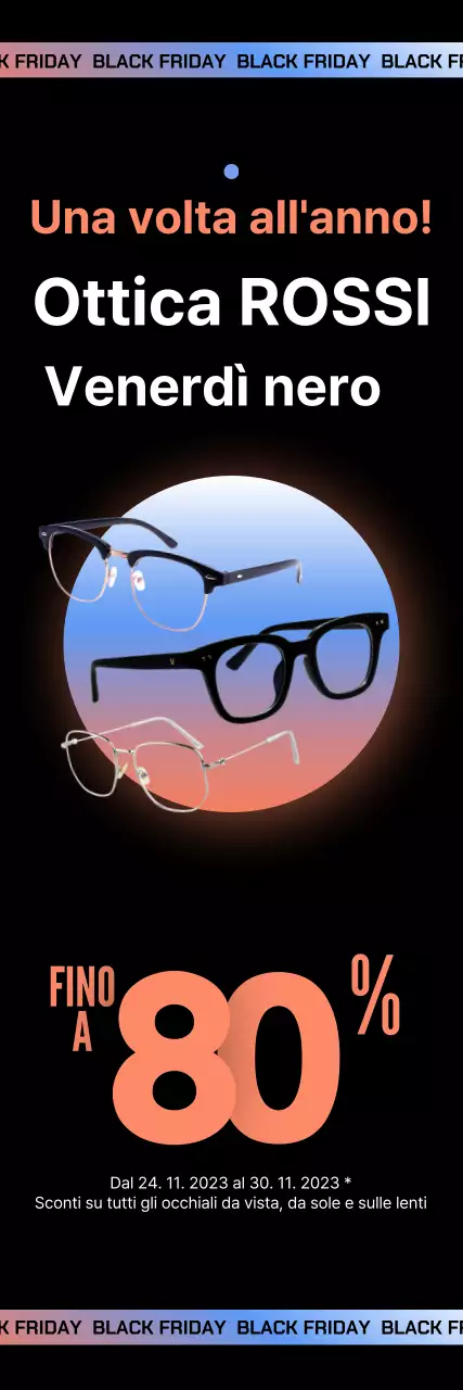 Ottici Nero Moderno Venerdì Nero