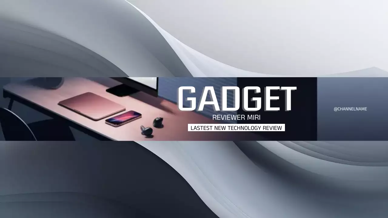 Grey Modern Technology Review YouTube Thumbnail