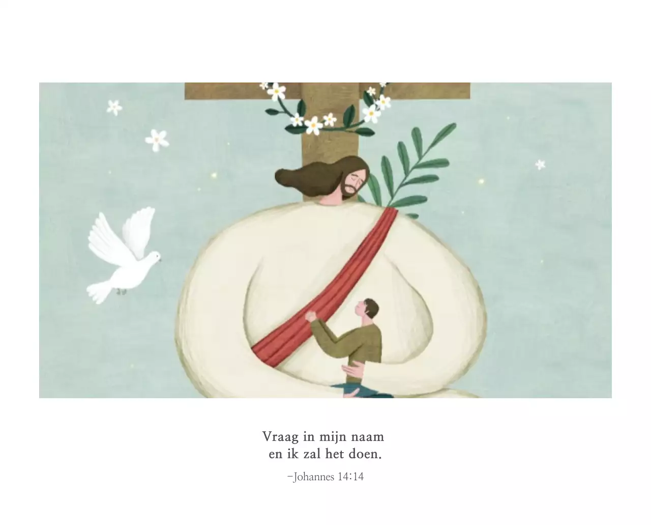 Pastel schone illustratie kerk