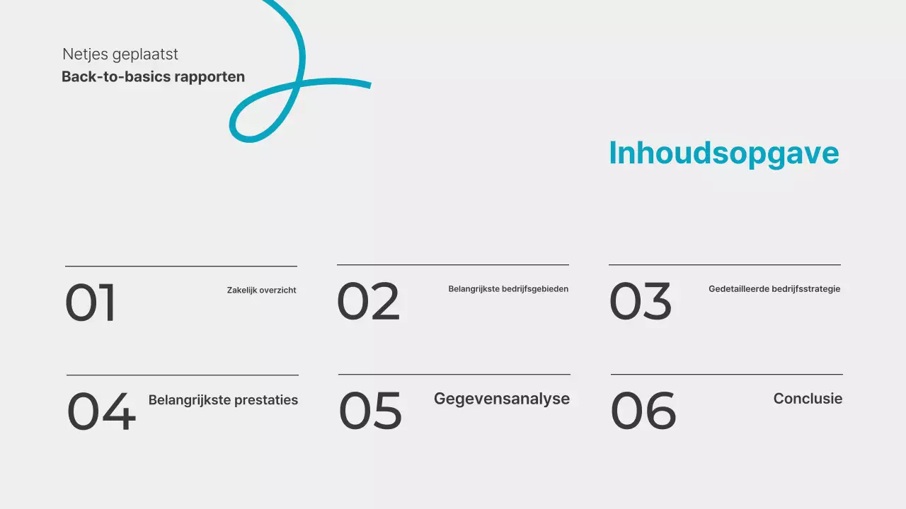 Grijze schone rapporten