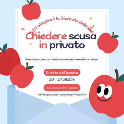 Guida agli eventi di colore azzurro