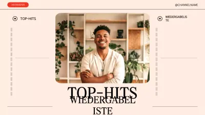 beige moderne Musik Wiedergabeliste