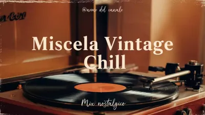 playlist di musica vintage marrone