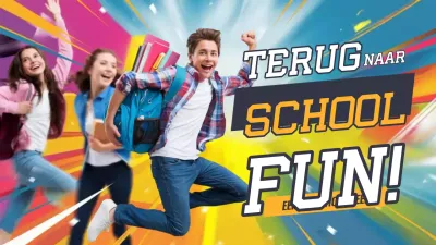 geel blauw roze terug naar school vlog