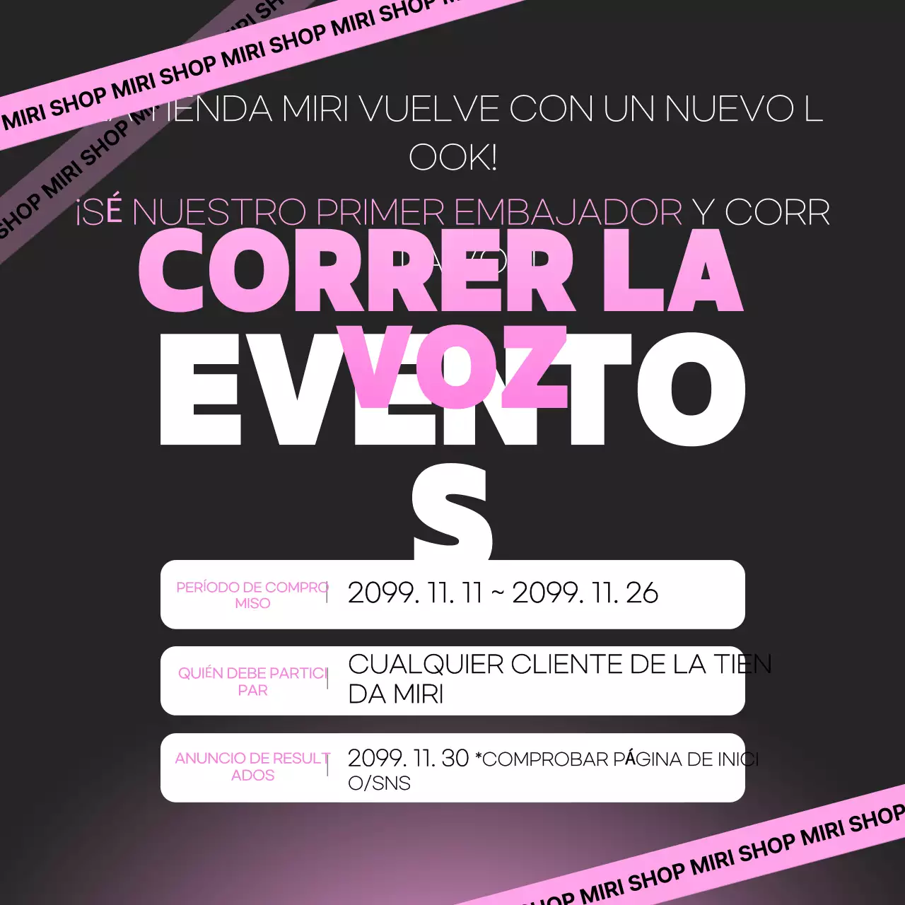 Promociona tu evento black pop