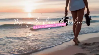 orange school break vlog