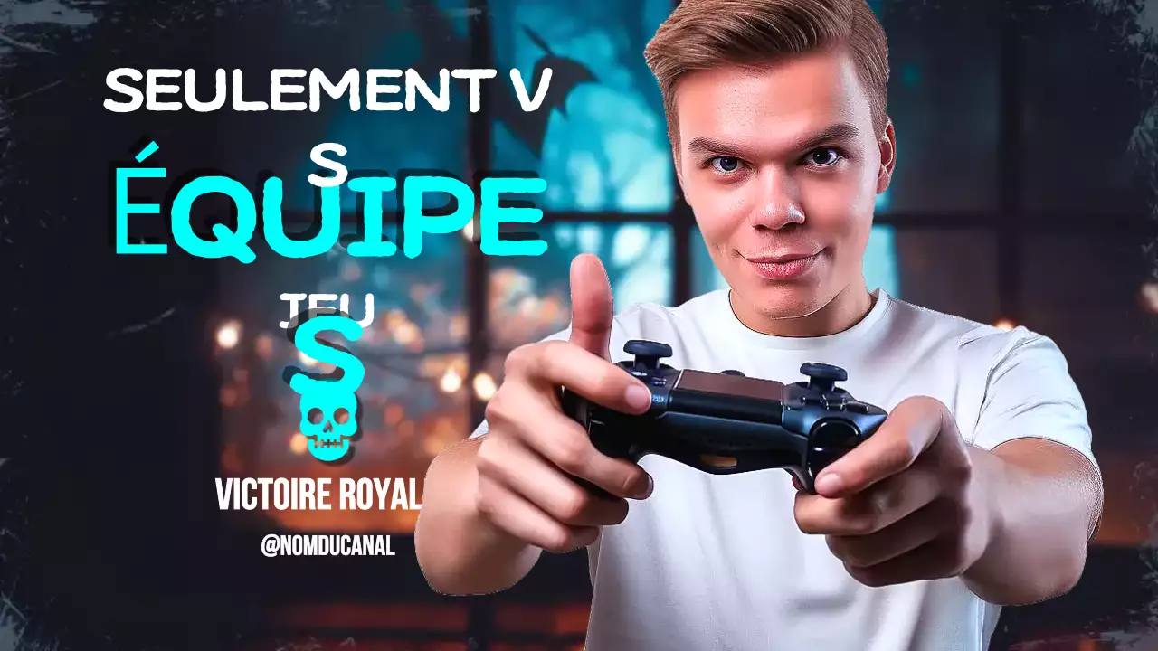 Publicité pour les jeux modernes bleus