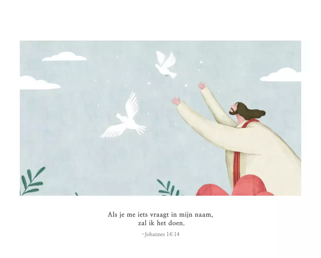 Pastel schone illustratie kerk