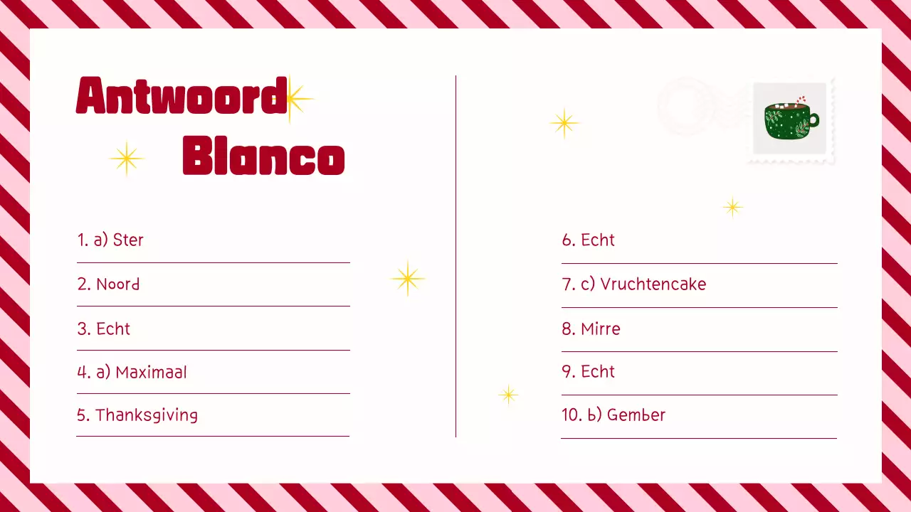 TRENDY LEUK ILLUSTRATIE KERST TRIVIA SPEL VOOR KINDEREN
