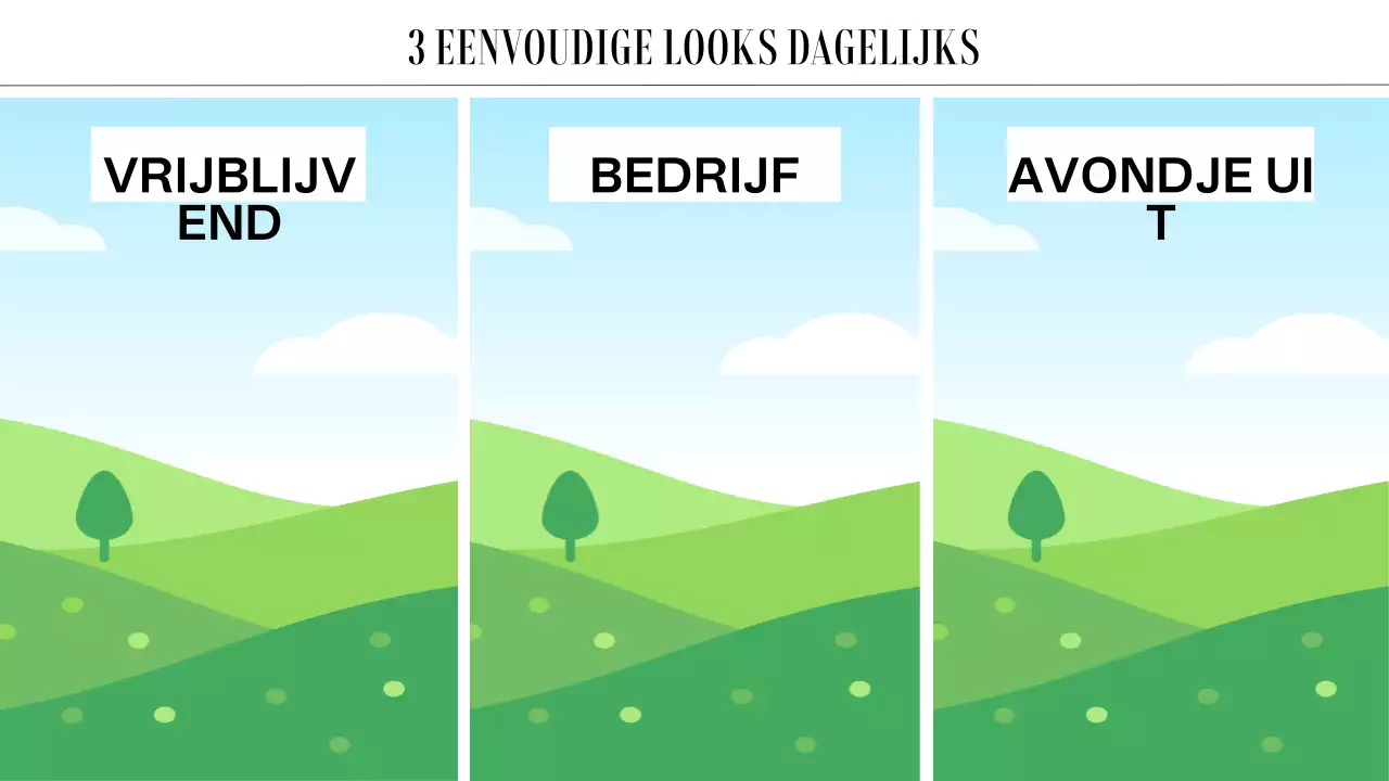 Moderne modegids beige