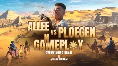 Blauw Modern Gaming Advertentie