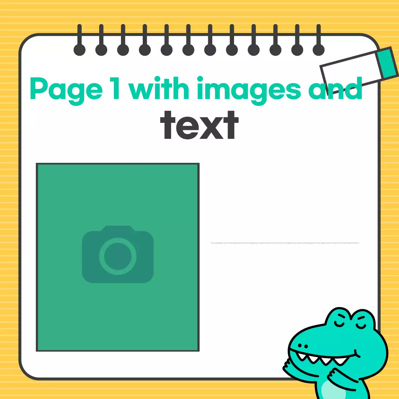 Yellow Playful News Layout Instagram Carousel