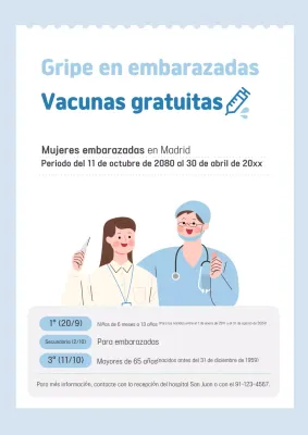 Azul claro Guía de vacunación