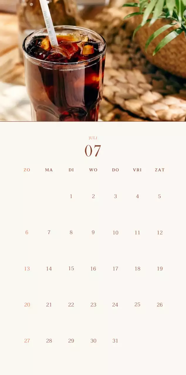 Promote Beige Vintage Café