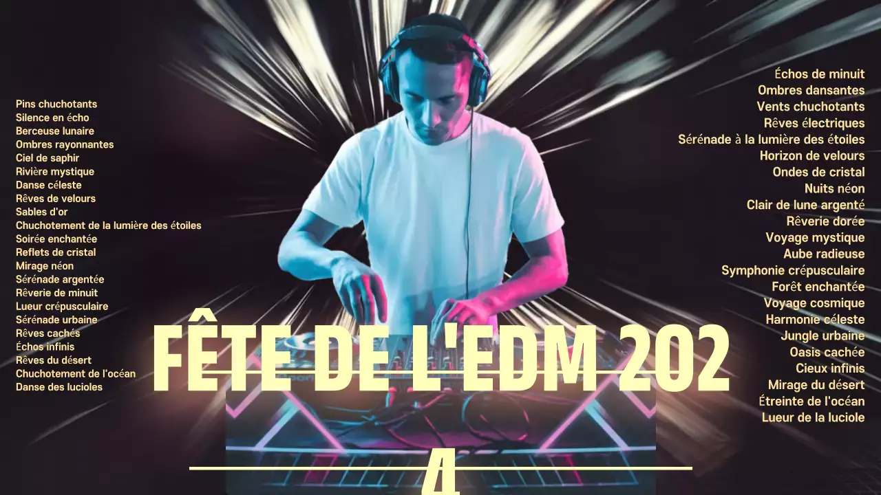 événement de musique moderne au néon