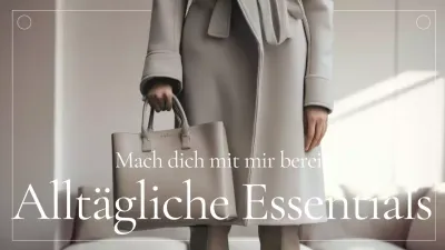 Beige Elegante Mode Anzeige