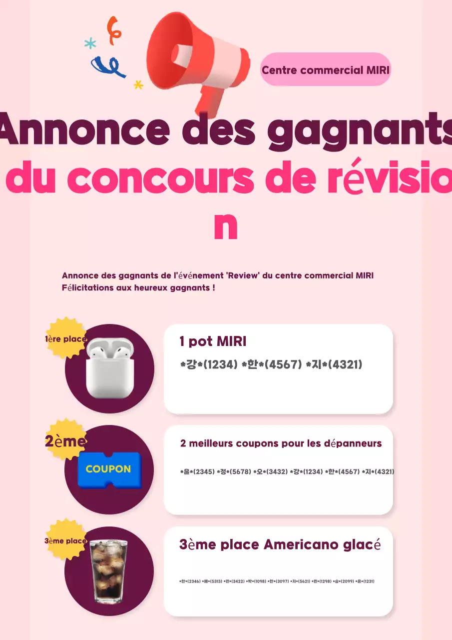 Faites la promotion de votre événement pink tidy